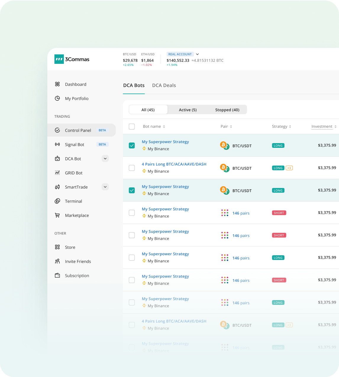 AI Trading Bot: Crypto Automated Platform | 3commas