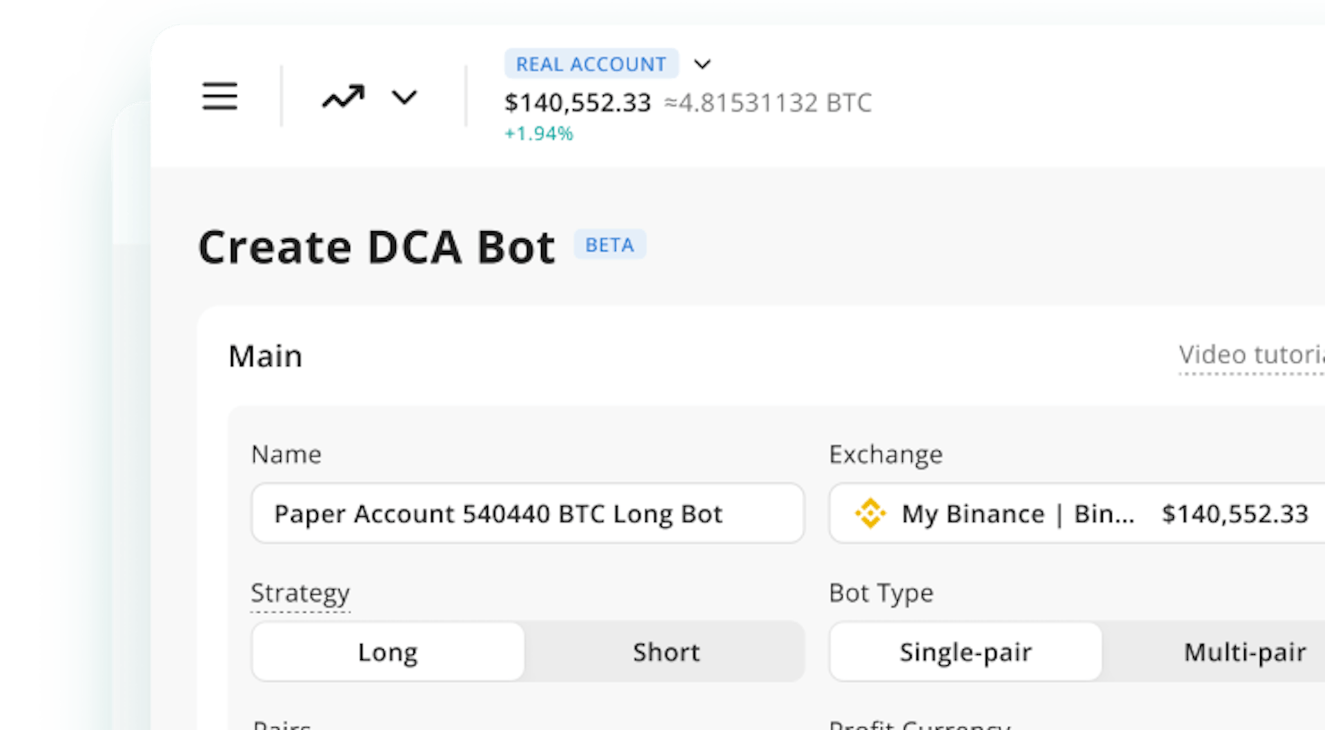 DCA Bot