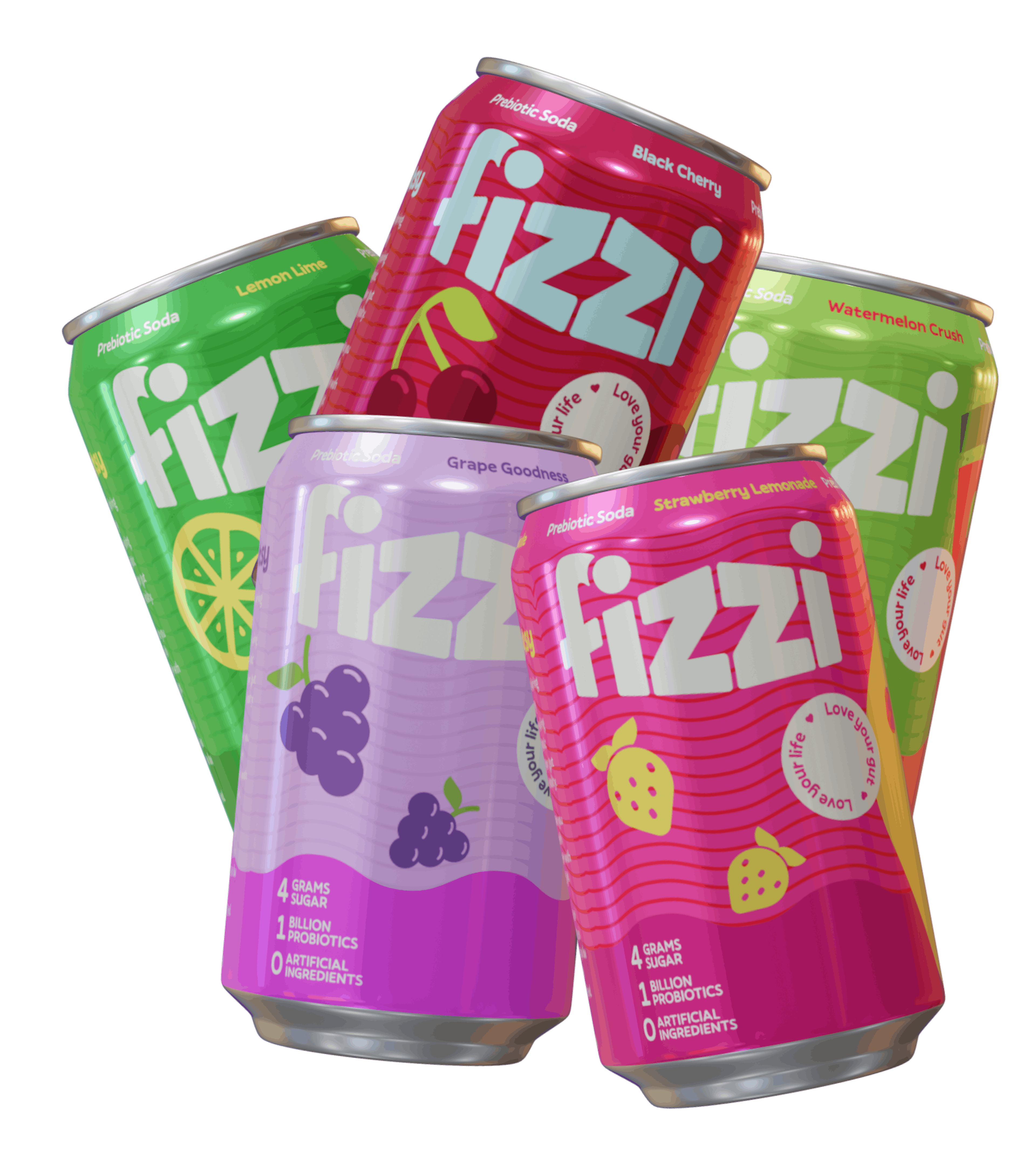 All of the Fizzi Flavours