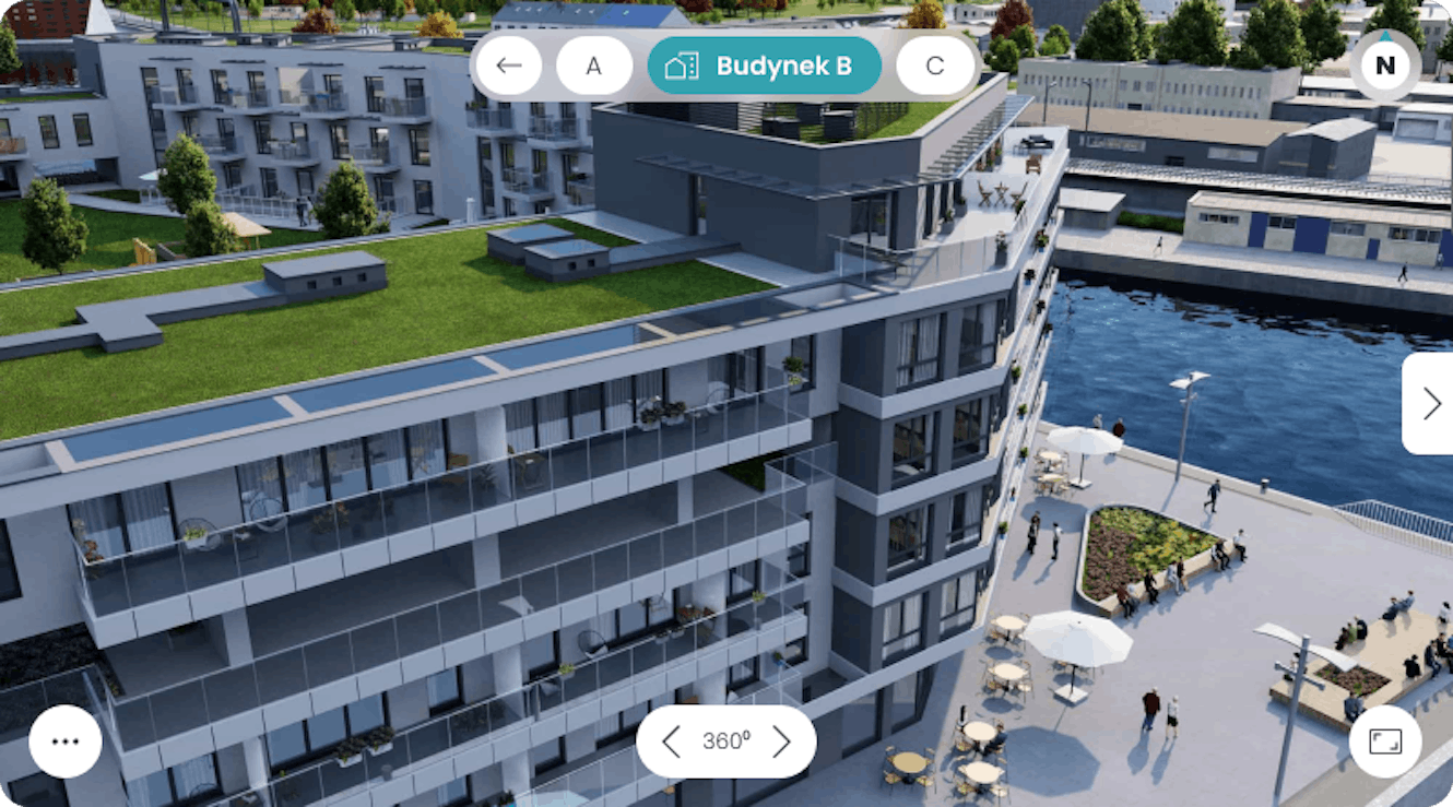 interactive rendering of real estate