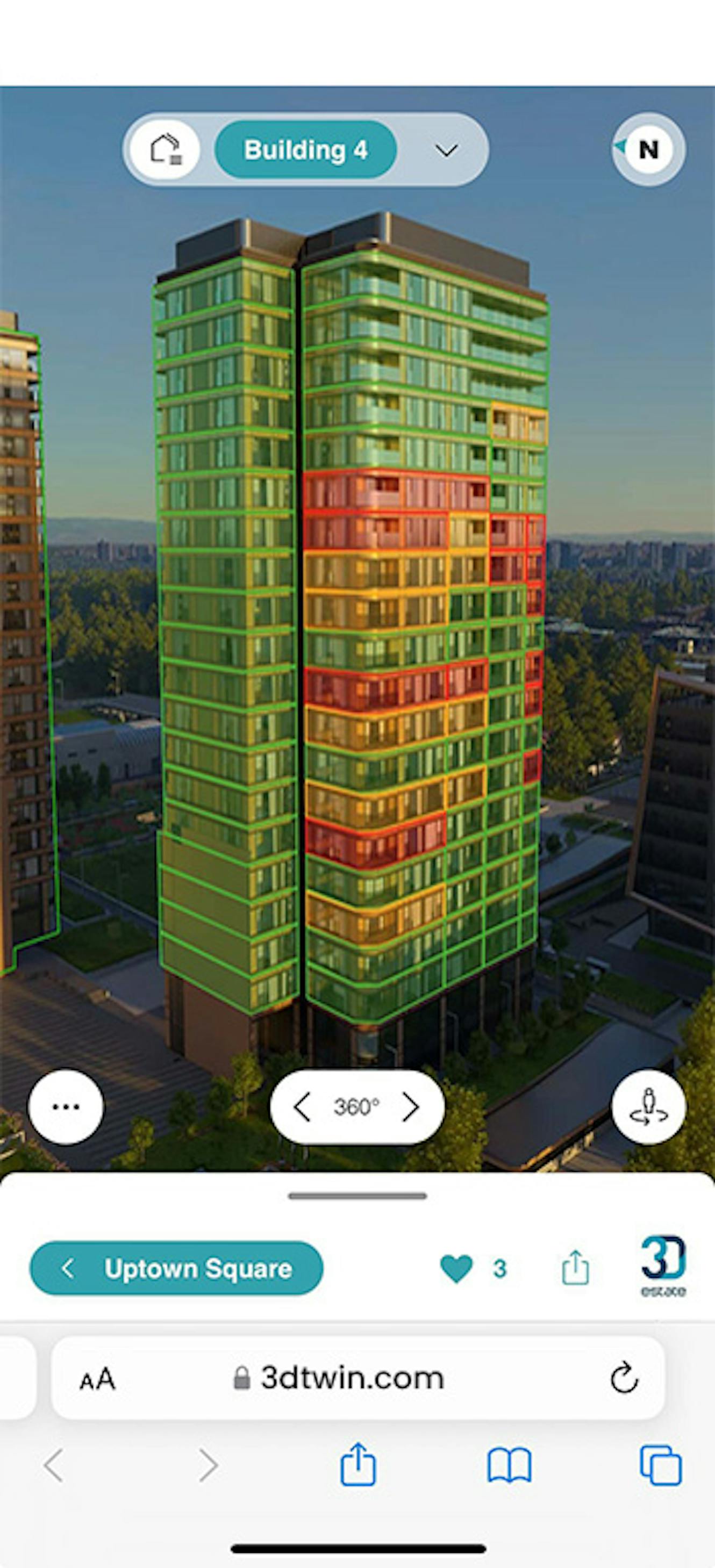 3D Twin mobile phone interactive CGI