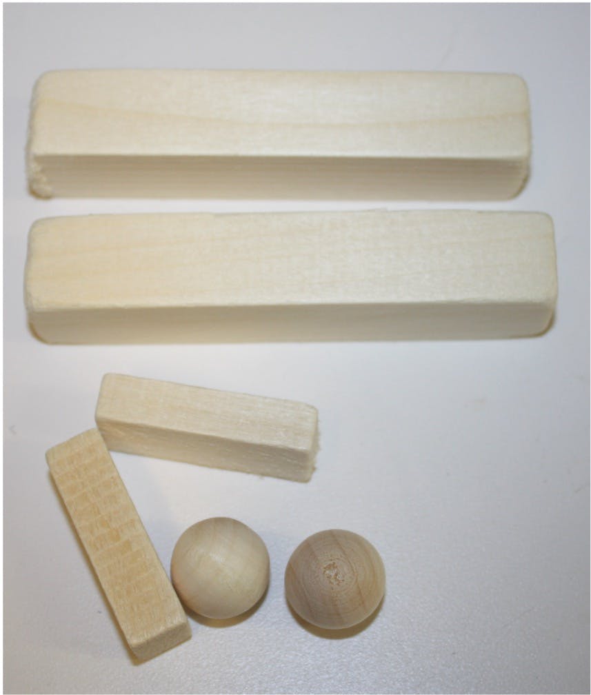 Wooden chew blocks