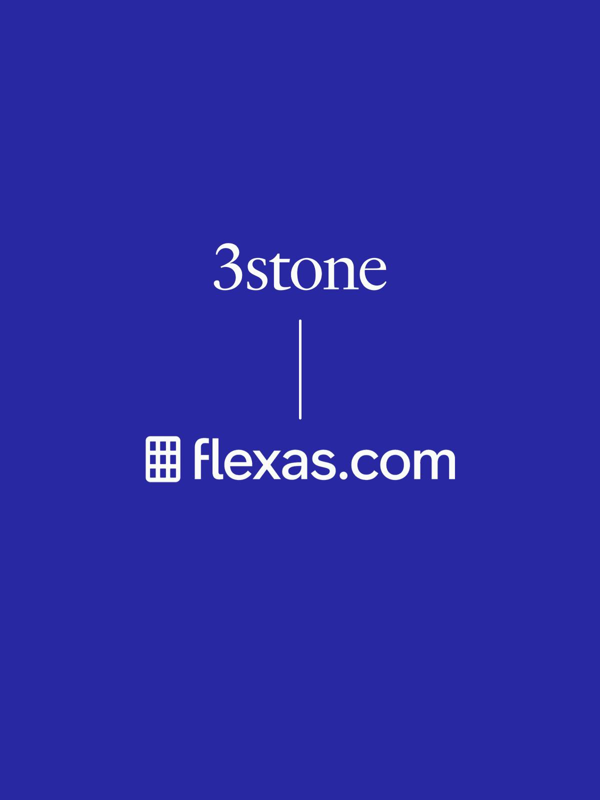 Logo's 3stone x Flexas