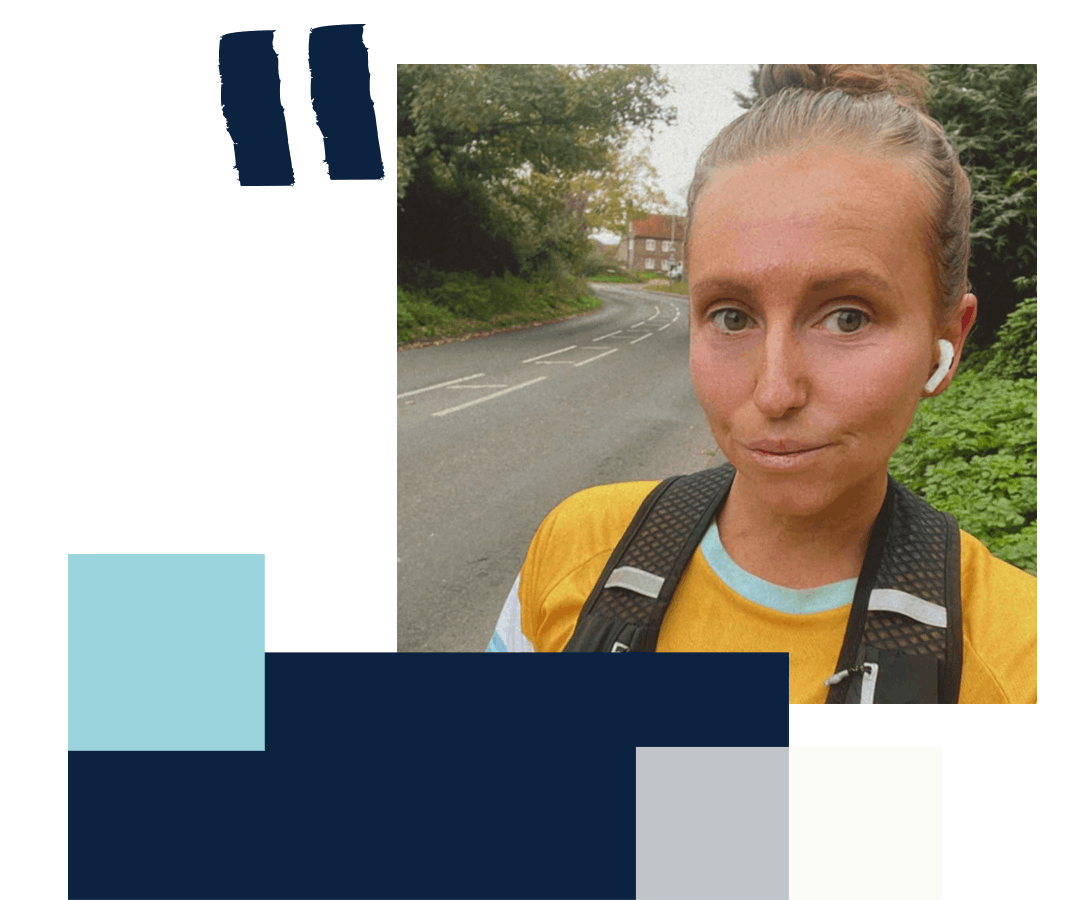 Profile photo of Bethany looking at the camera with a Cystic Fibrosis t-shirt on