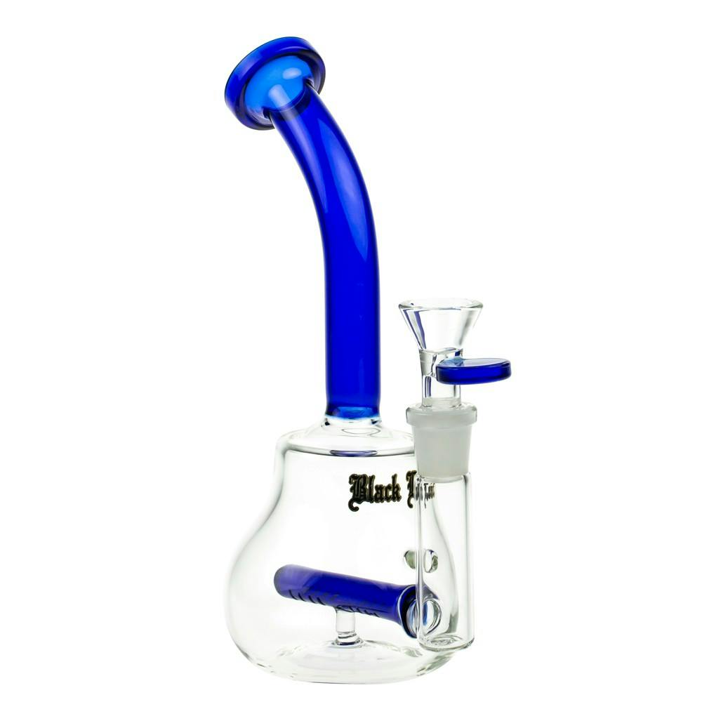 Black Leaf Glass Bubbler
