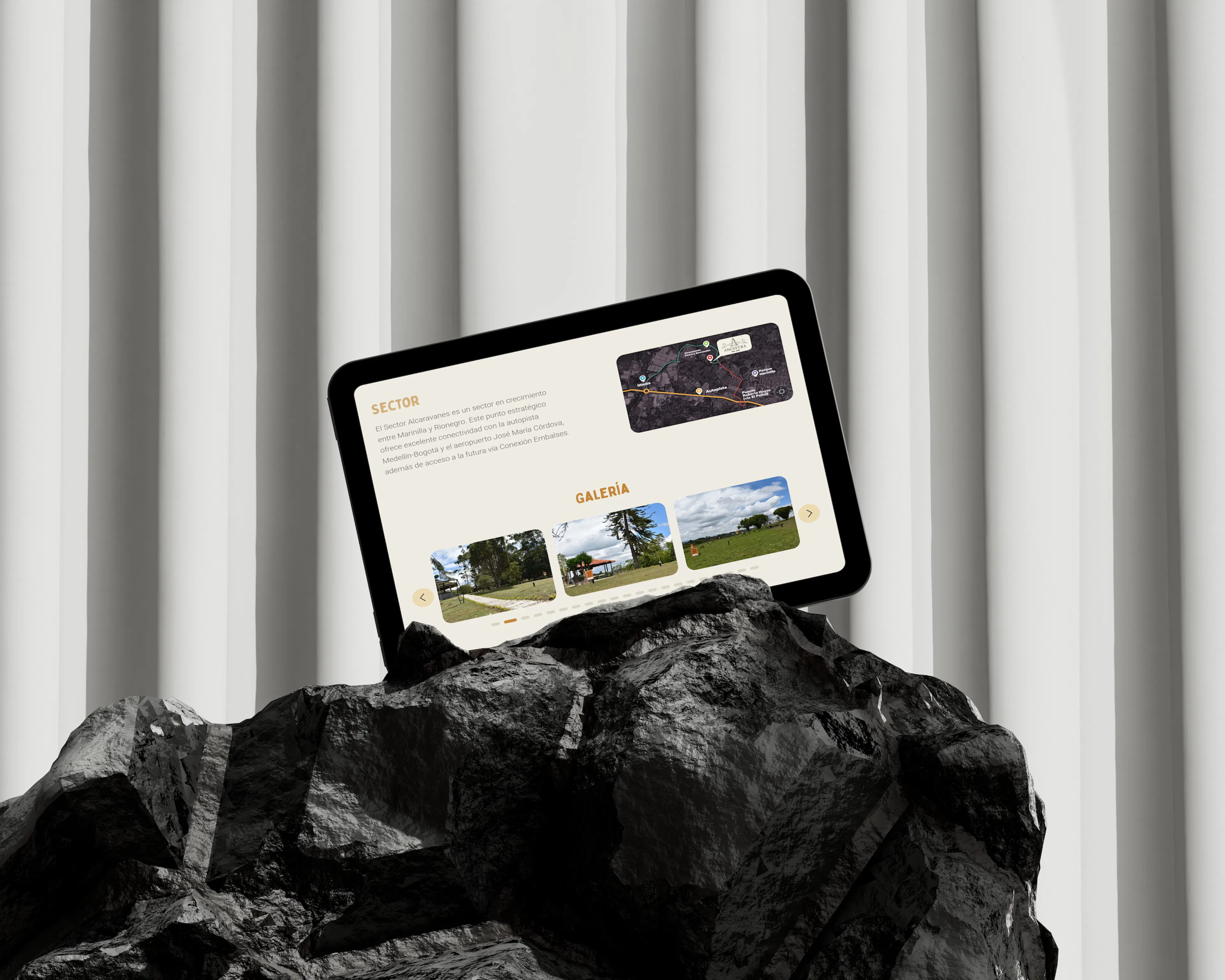Proyecto Ancestra: Versión tablet