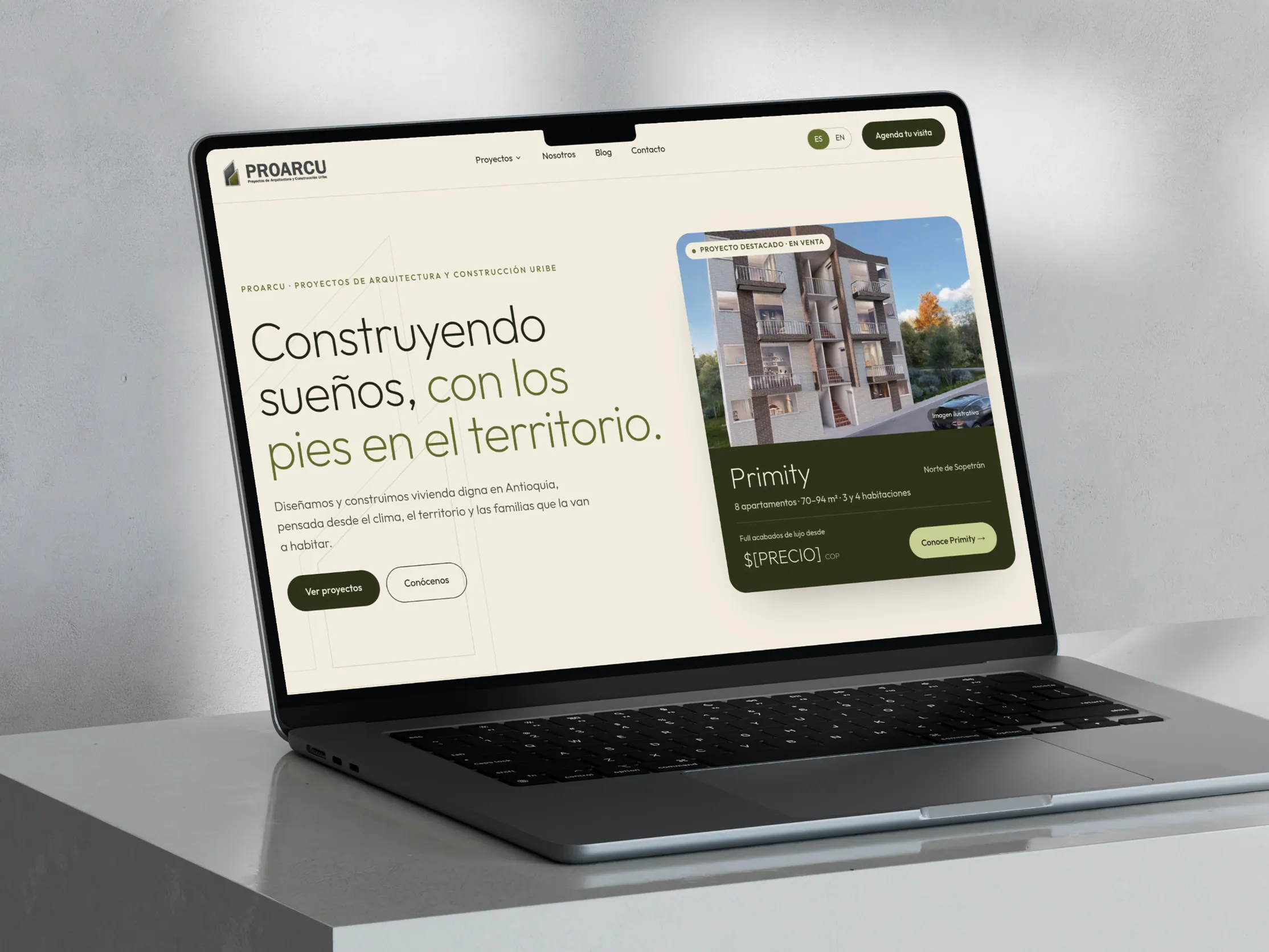 PROARCU: Página de inicio