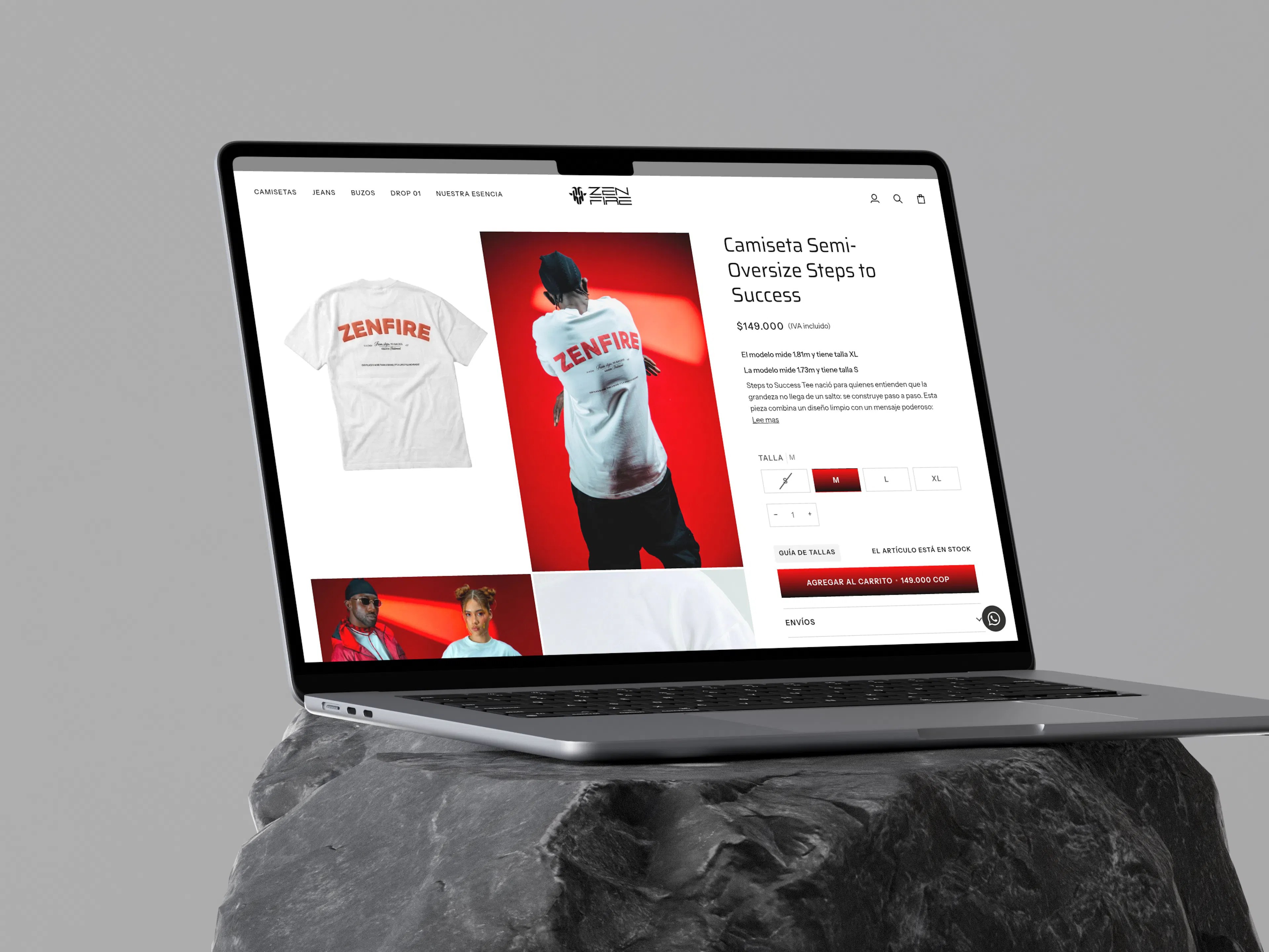 Zenfire: Detalle de un producto
