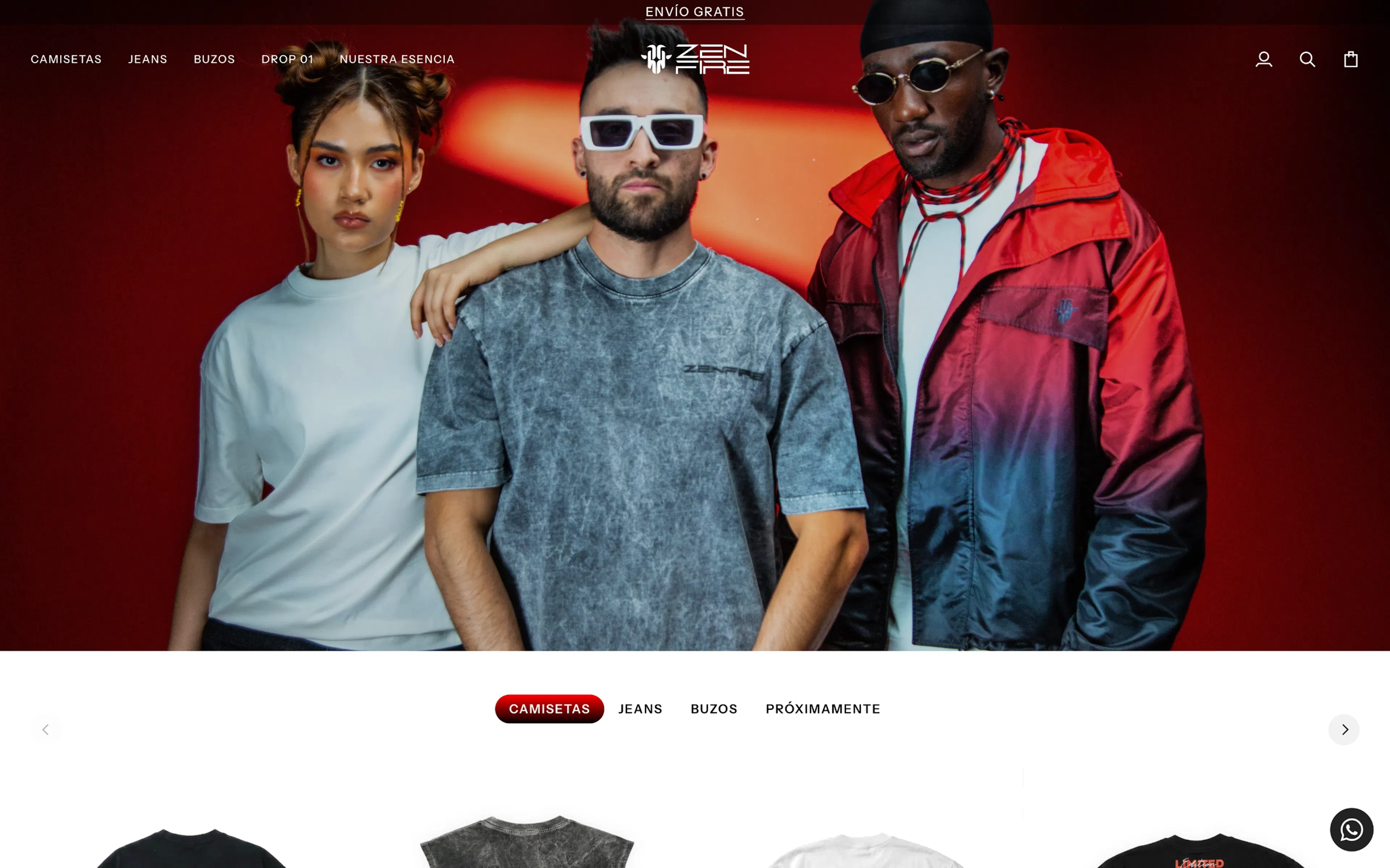 Sitio web de Zenfire