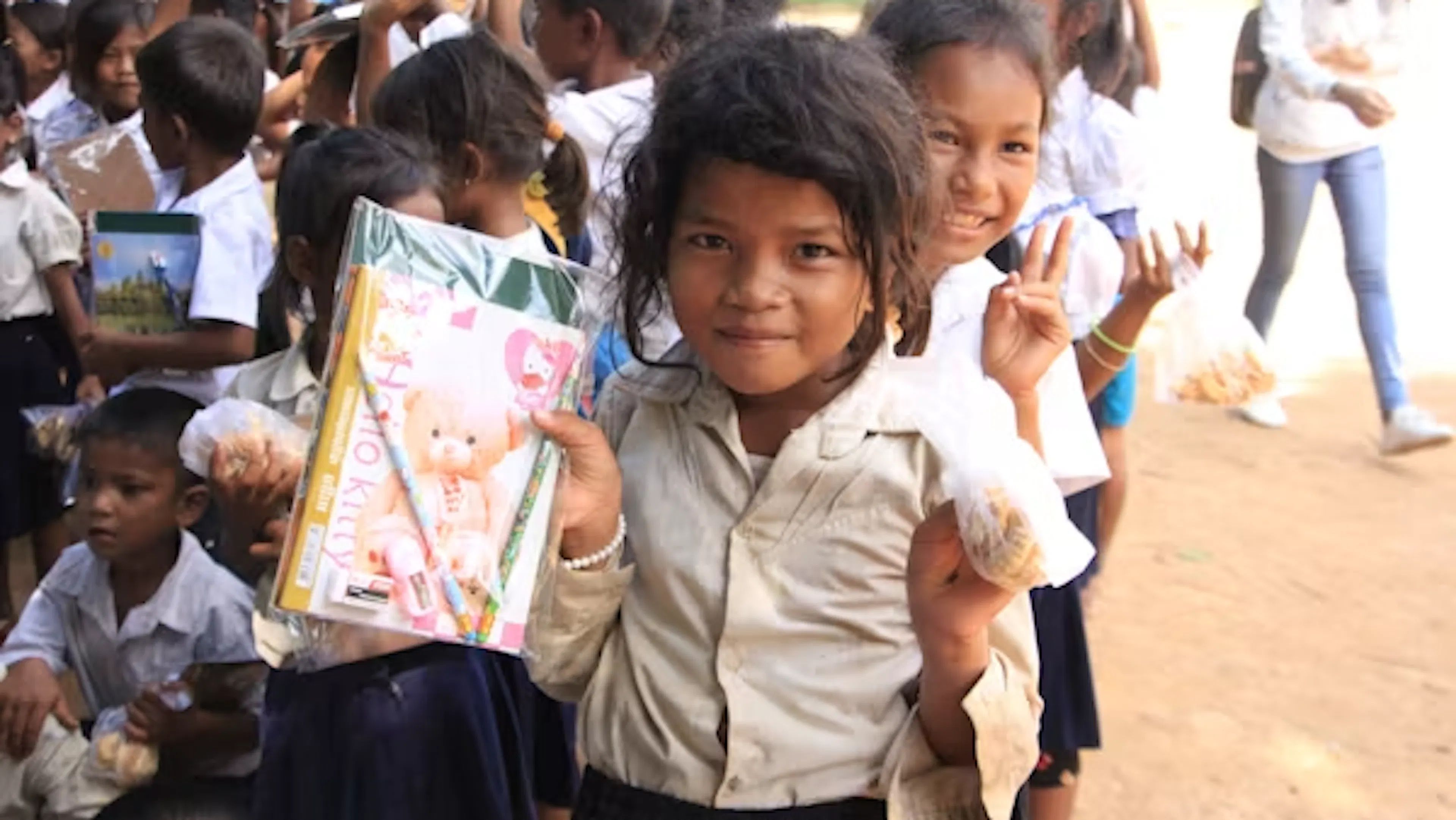 Child learning with support
