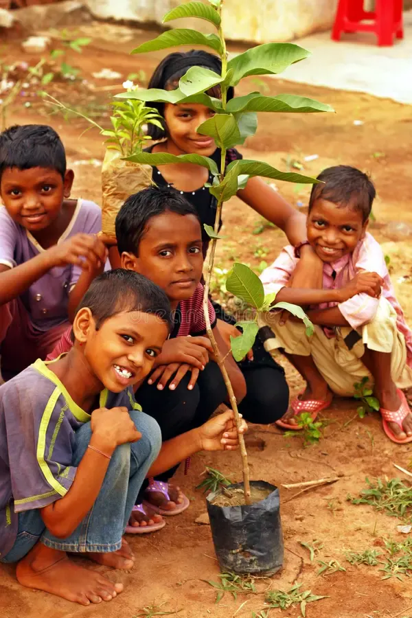 Community planting activity