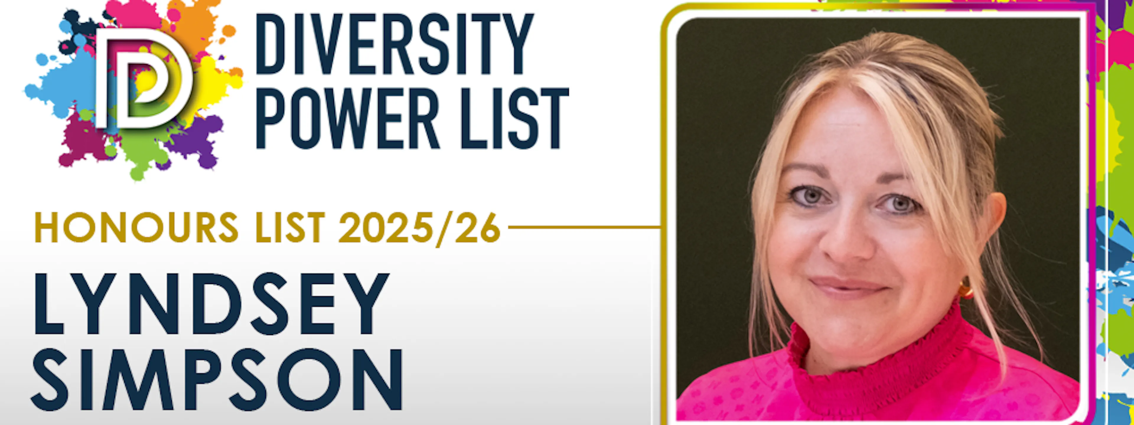 Lyndsey Simpson, Founder & CEO of 55/Redefined included in prestigious 2025 Diversity Power List