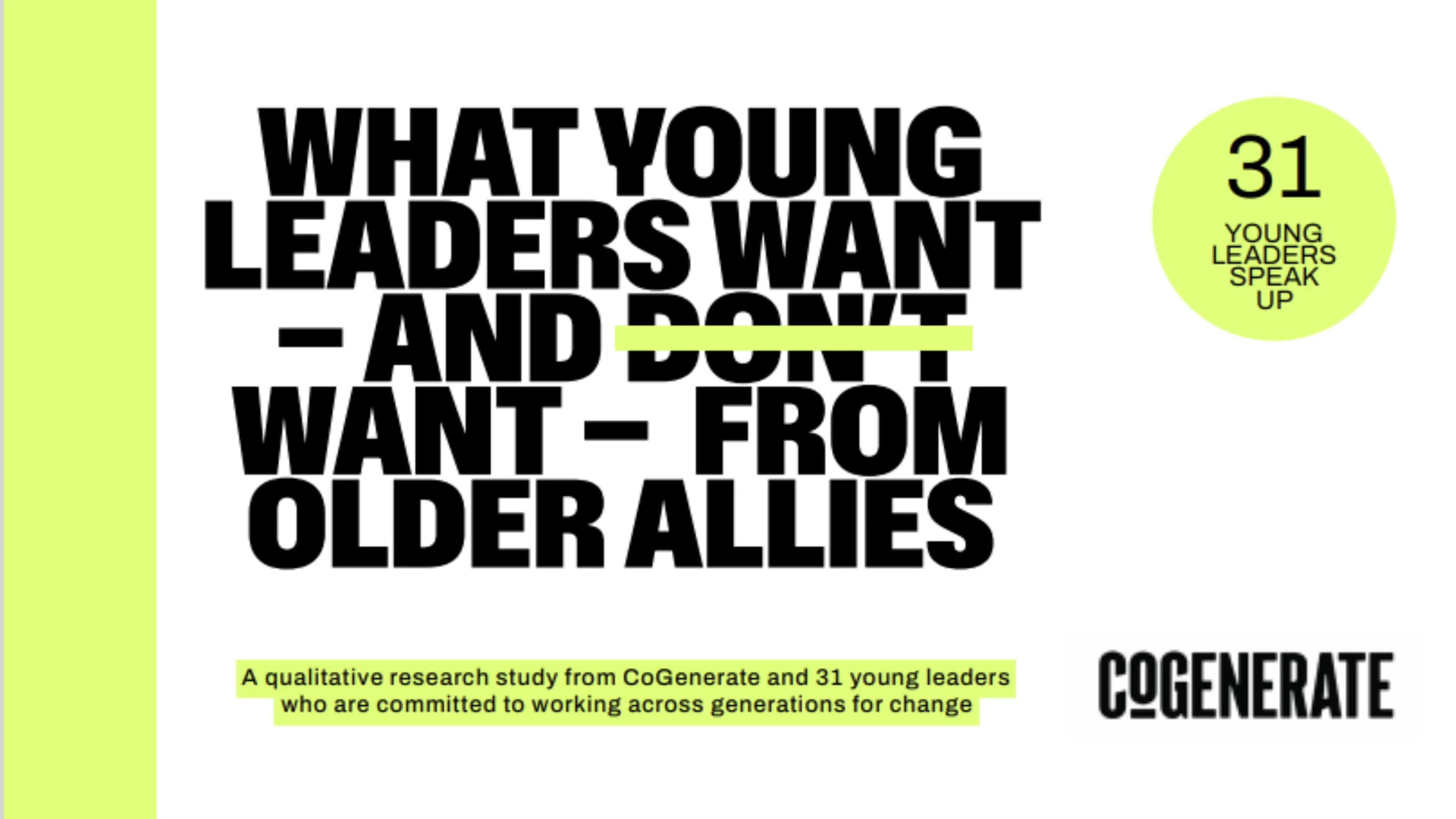 What Young Leaders Want Graphic