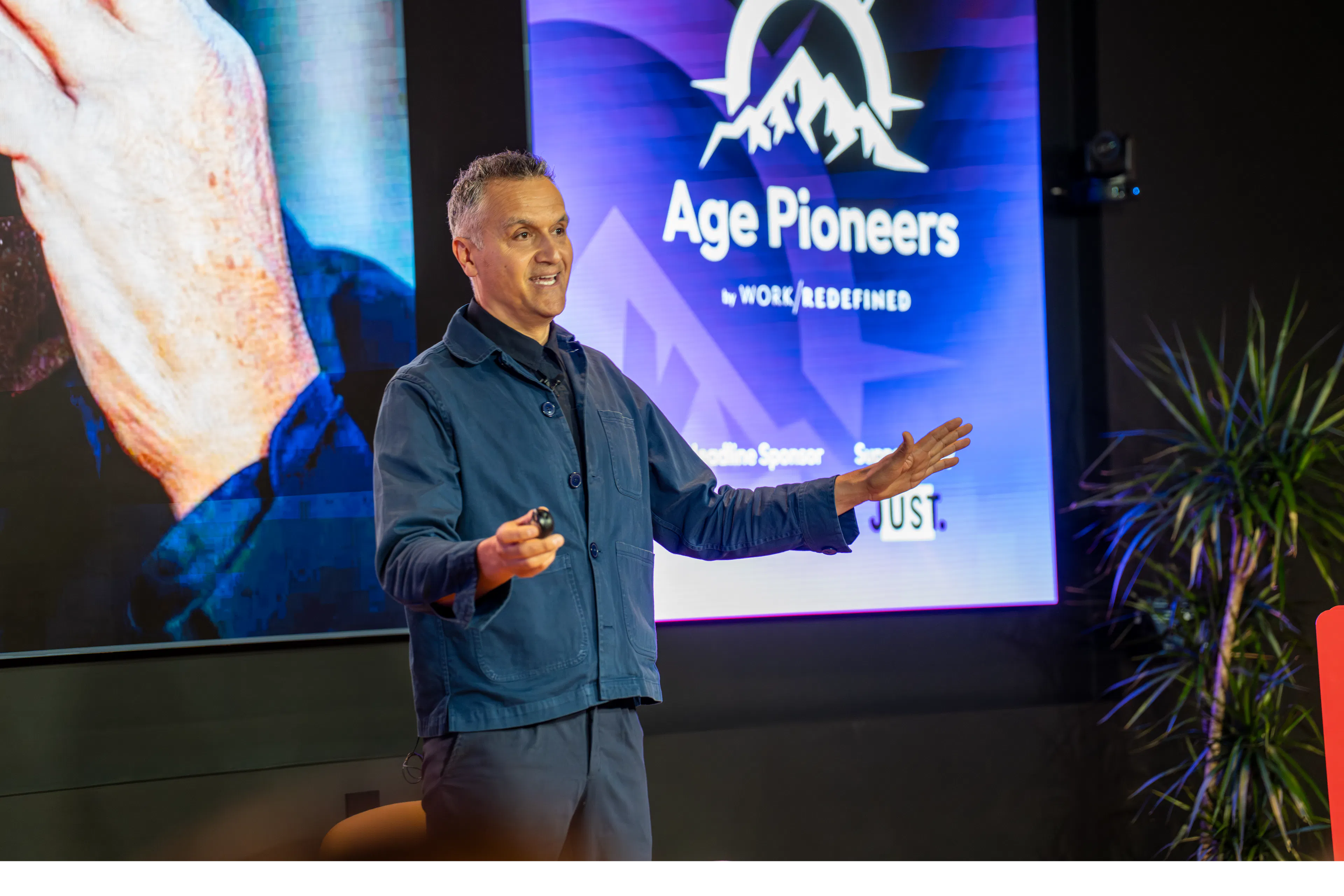 Carl Honore speaking at Age Pioneers