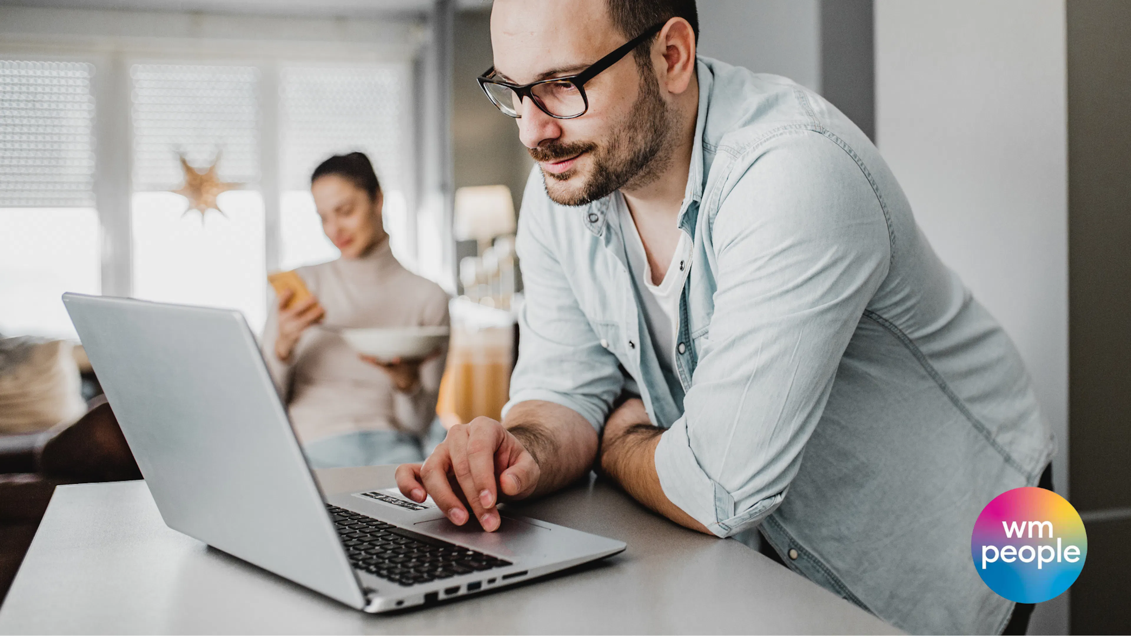 Man working from home