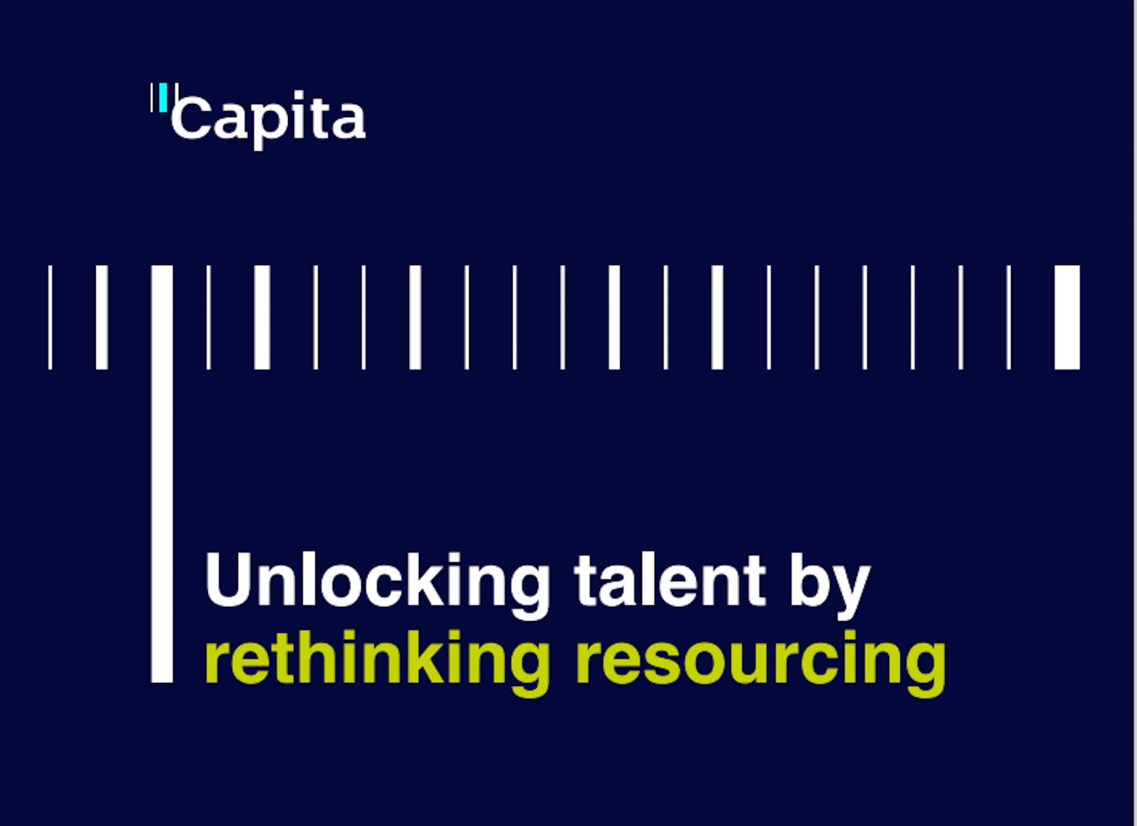 Capita Unlocking Talent and Rethinking Resourcing