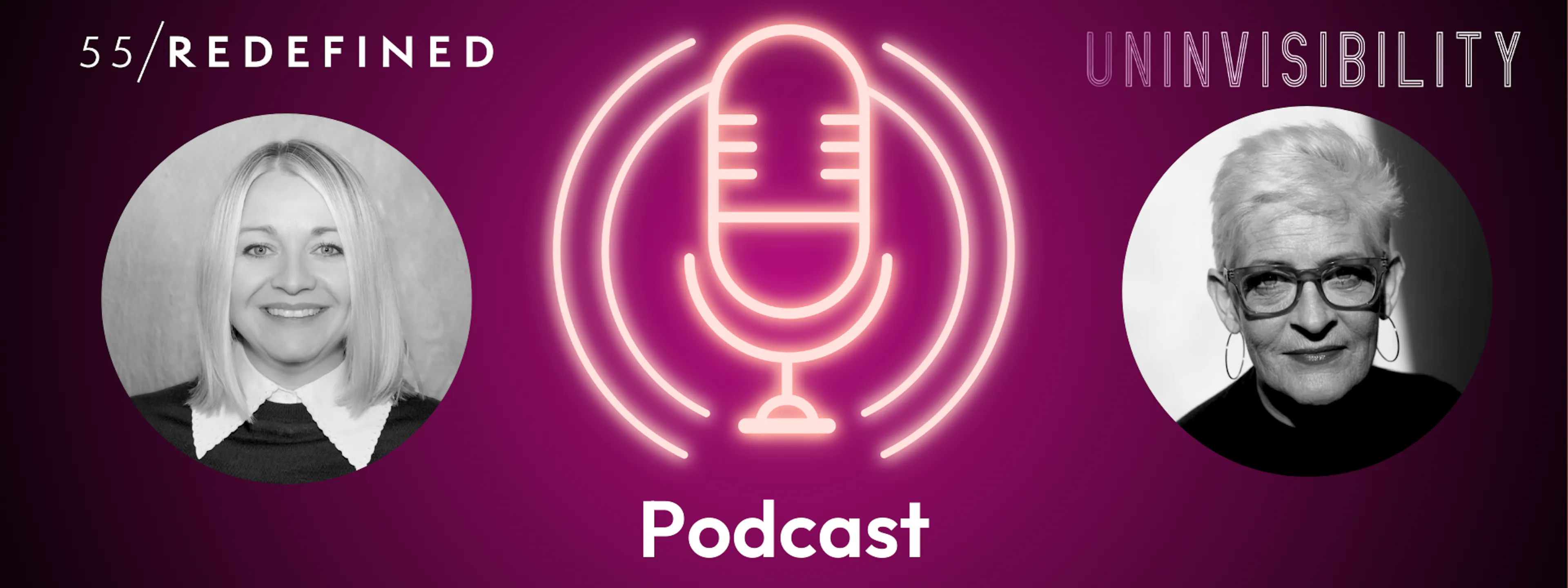 Podcast icon with 55/Redefined and The Uninvisibility Project