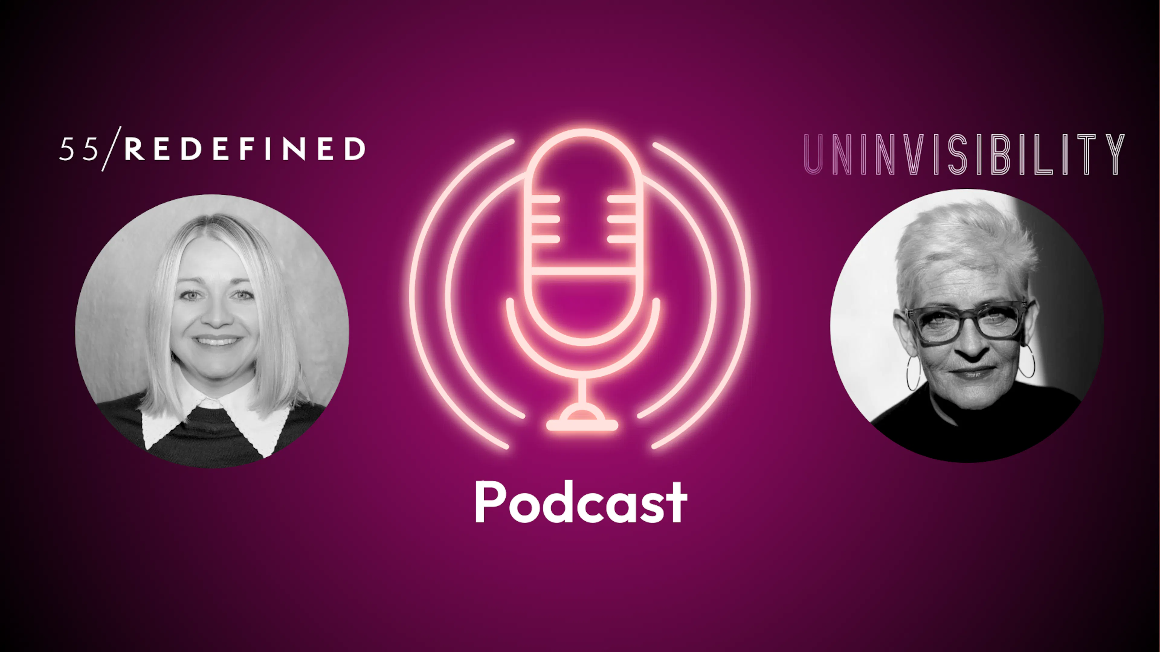 Podcast icon with 55/Redefined and The Uninvisibility Project
