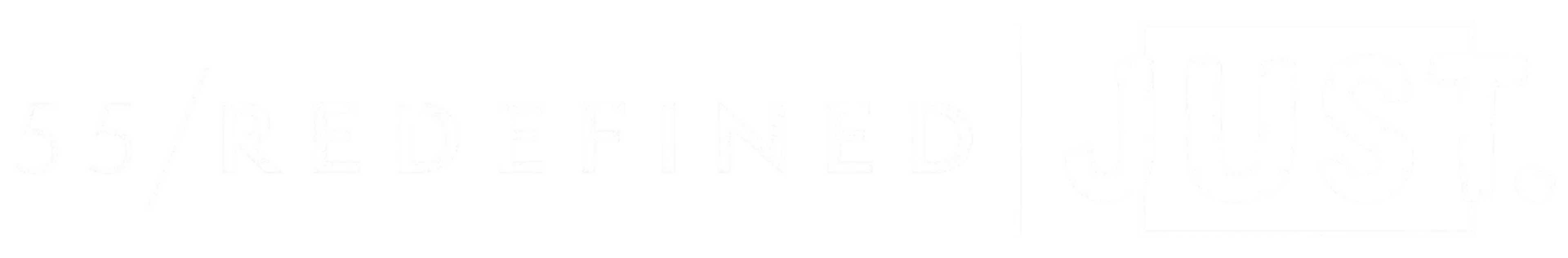 55/Redefined and Just Group logos