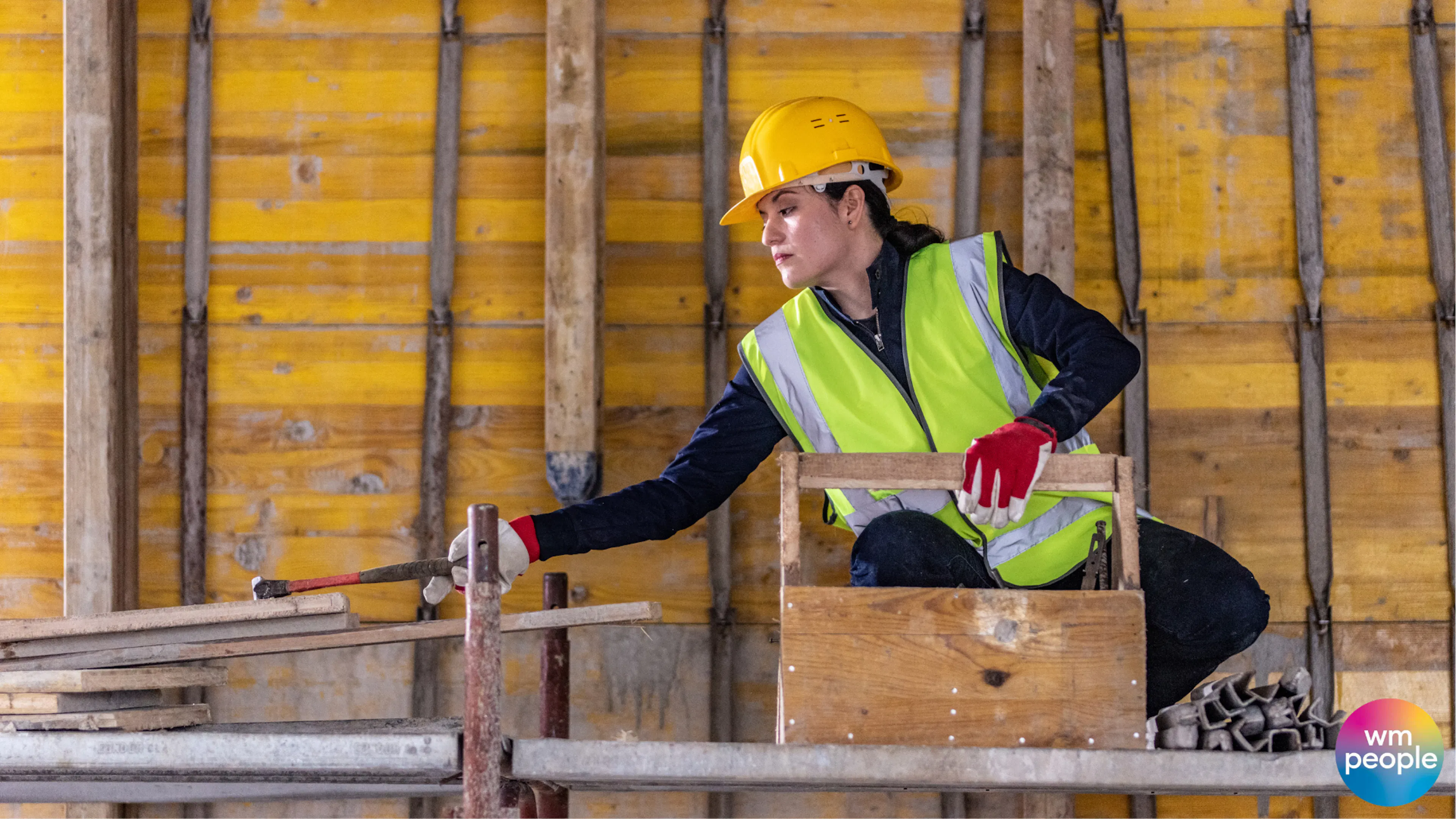 female construction worker