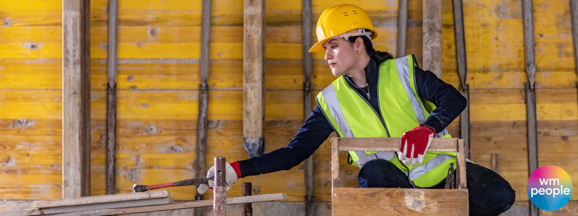 female construction worker