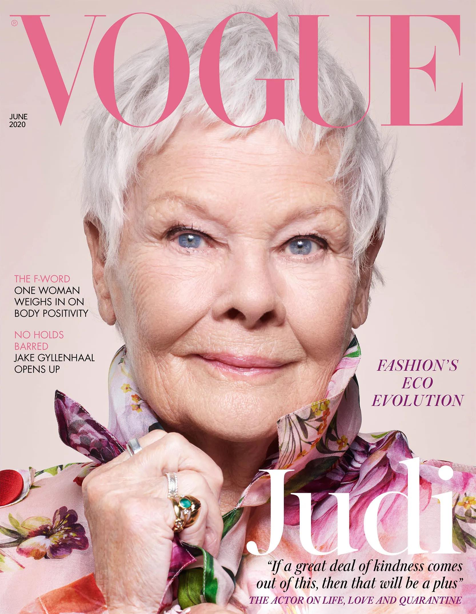 Judi Dench Vogue