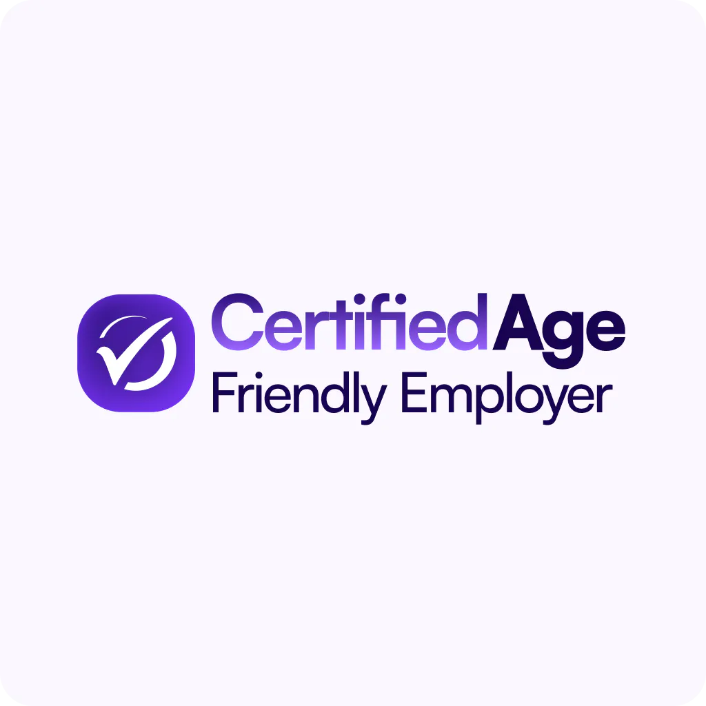 Logo of the Age-Friendly Institute, a stylized tick