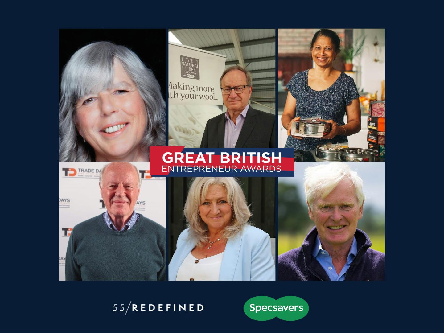 Shortlisted nominees for the Unretirement Entrepreneur Award 