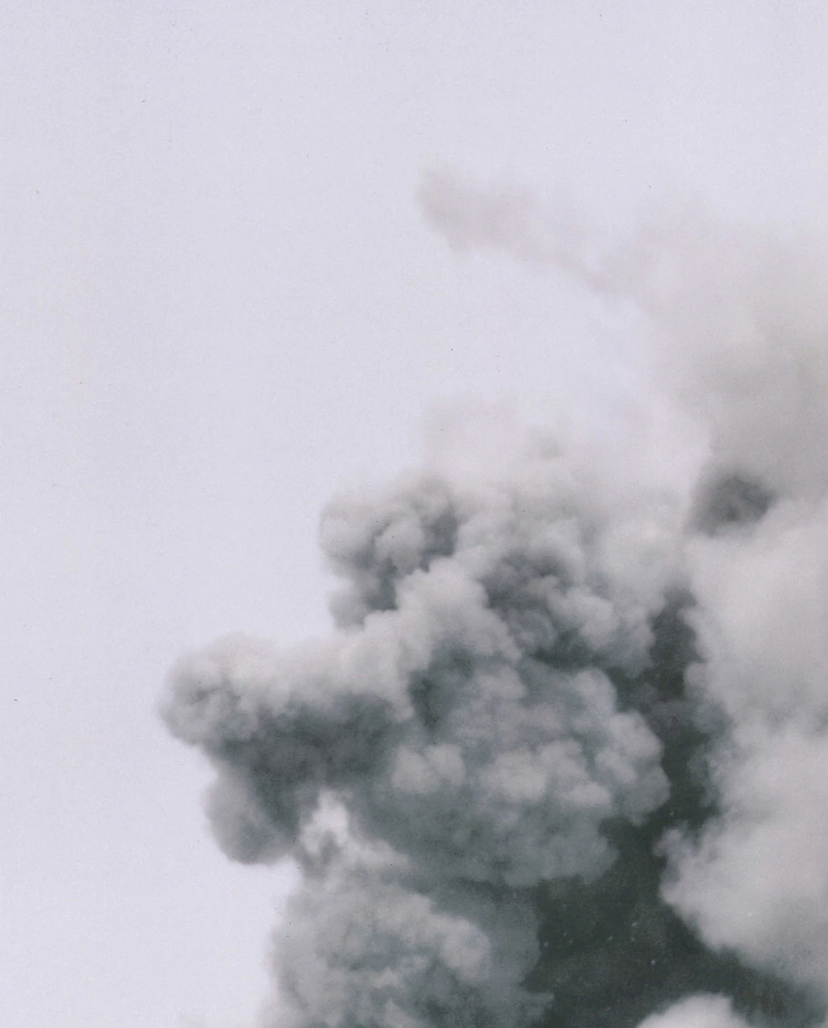 side shot of a building explosion