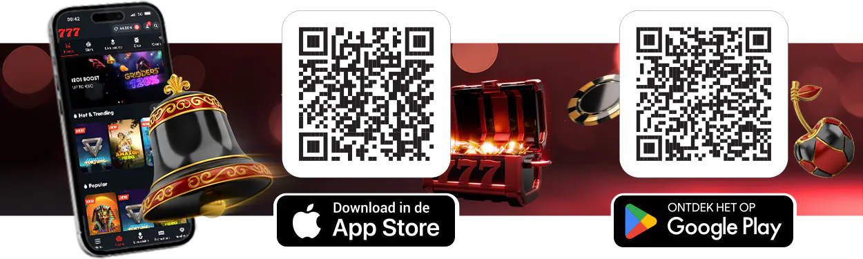 Download onze Casino777-app