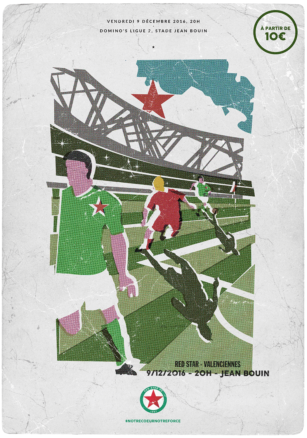 page POSTER ) équipe RED STAR 1965/66
