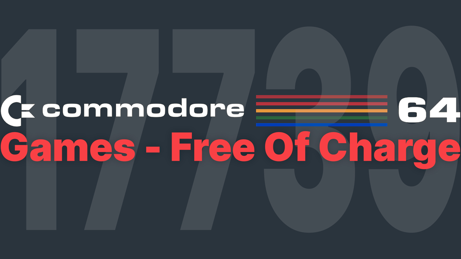 17739 Games For The C64