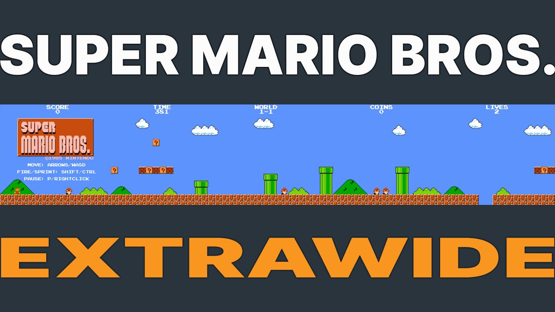 Super Mario Bros. - Extrawide