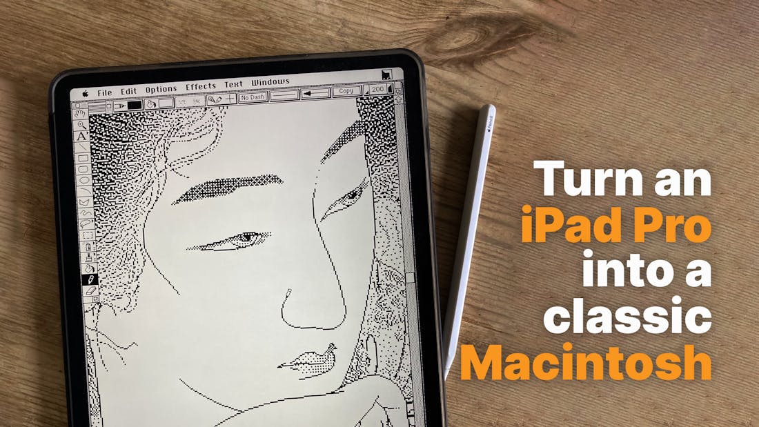 Turn An iPad Pro Into A Classic Macintosh