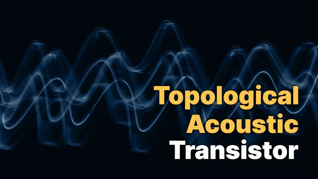 Topological Acoustic Transistor