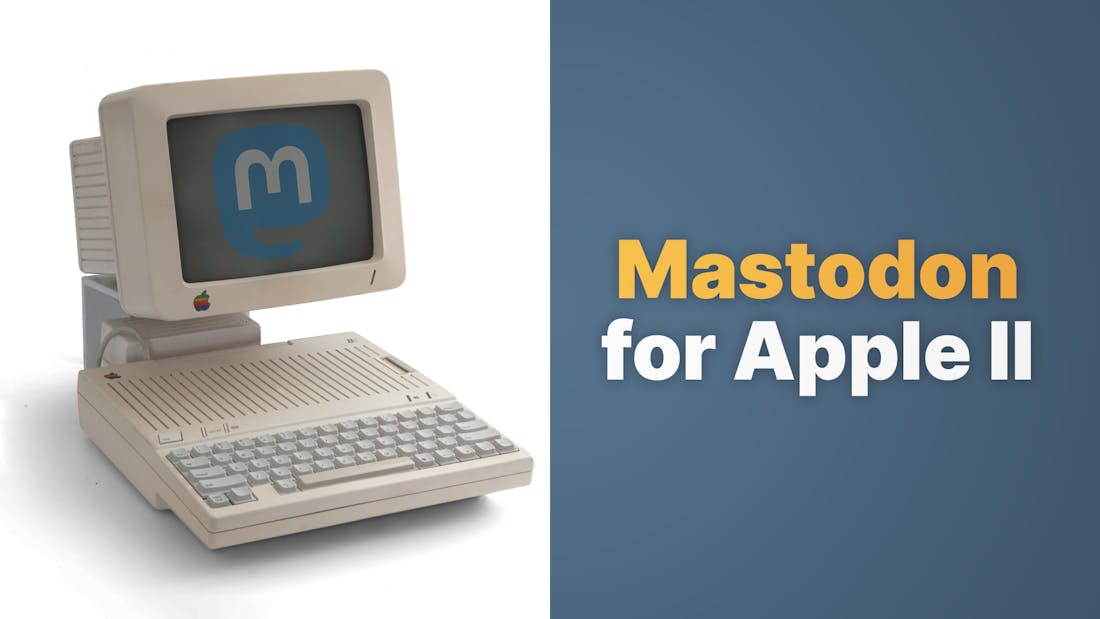 Mastodon for Apple II