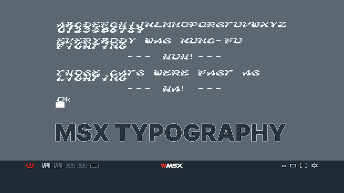 MSX Typography