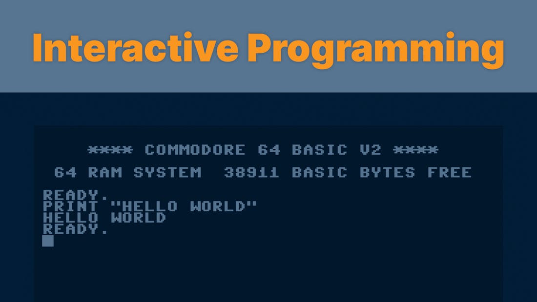 Interactive C64 Programming