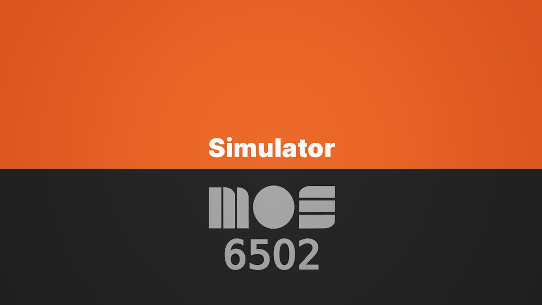 MOS6502 Simulator