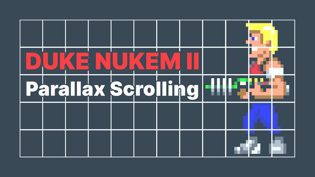 Duke Nukem Parallax Scrolling