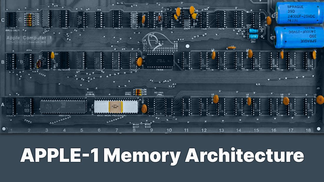 Apple-1 Memory Architecture