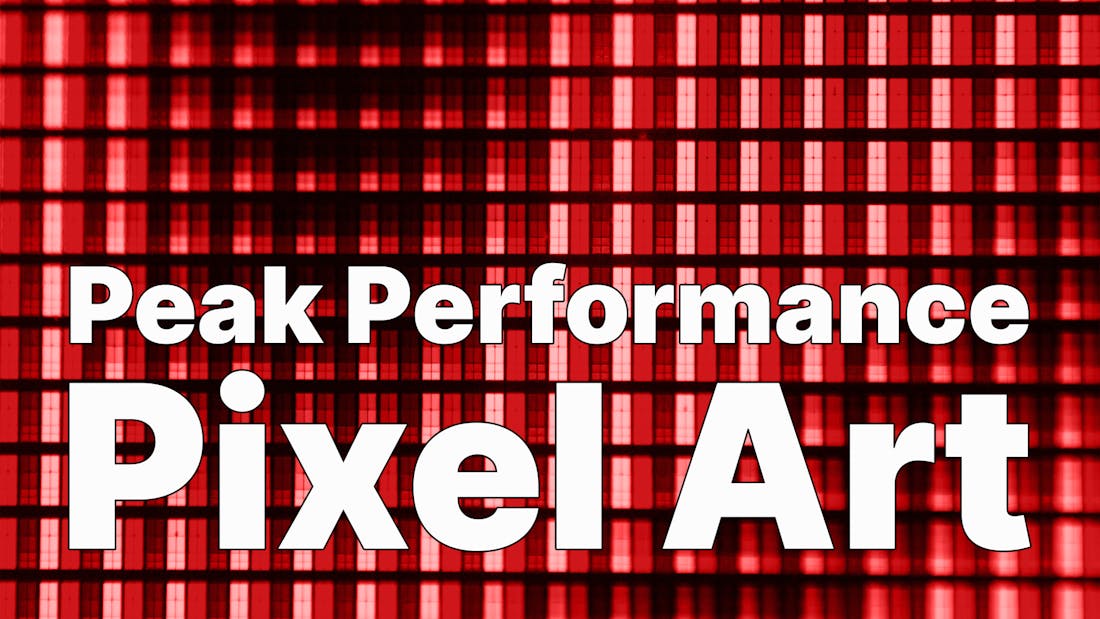 Peak Performance Pixel Art