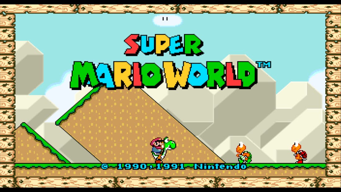 Super Mario World Widescreen Version SNES
