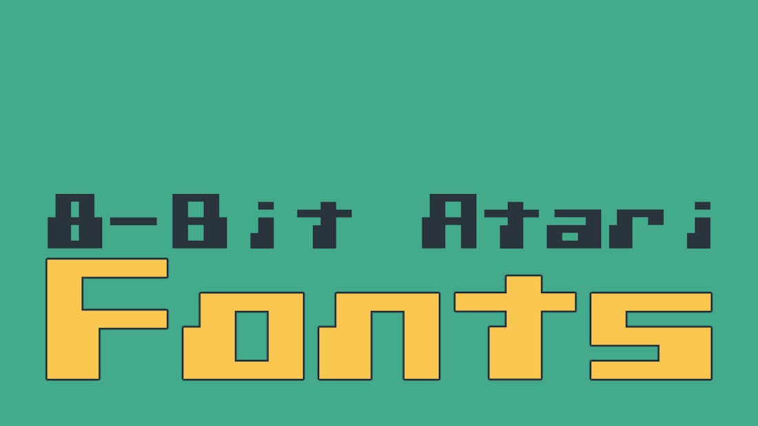 8-Bit ATARI Fonts