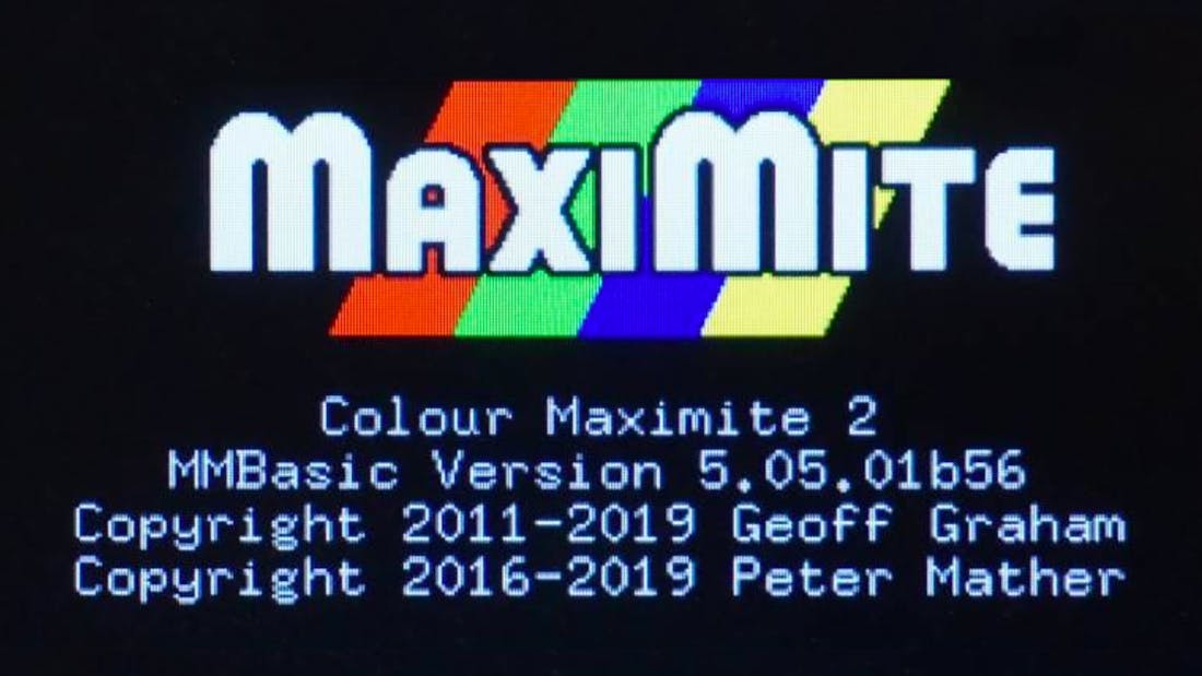 Non-8-Bit Dream - Colour Maximite 2