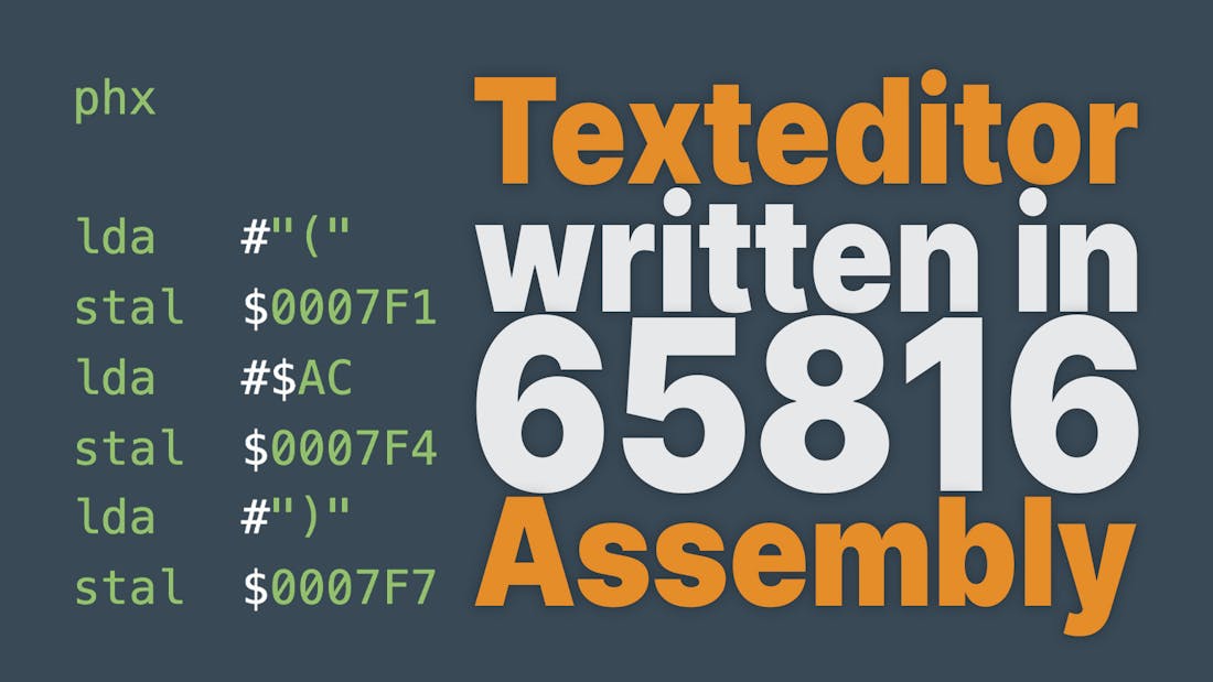 Texteditor Written In Assembly