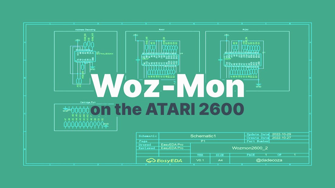 Woz-Mon on ATARI 2600