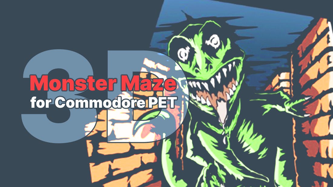3D Monster Maze for Commodore PET