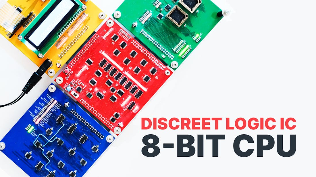 Discreet Logic IC 8-Bit CPU