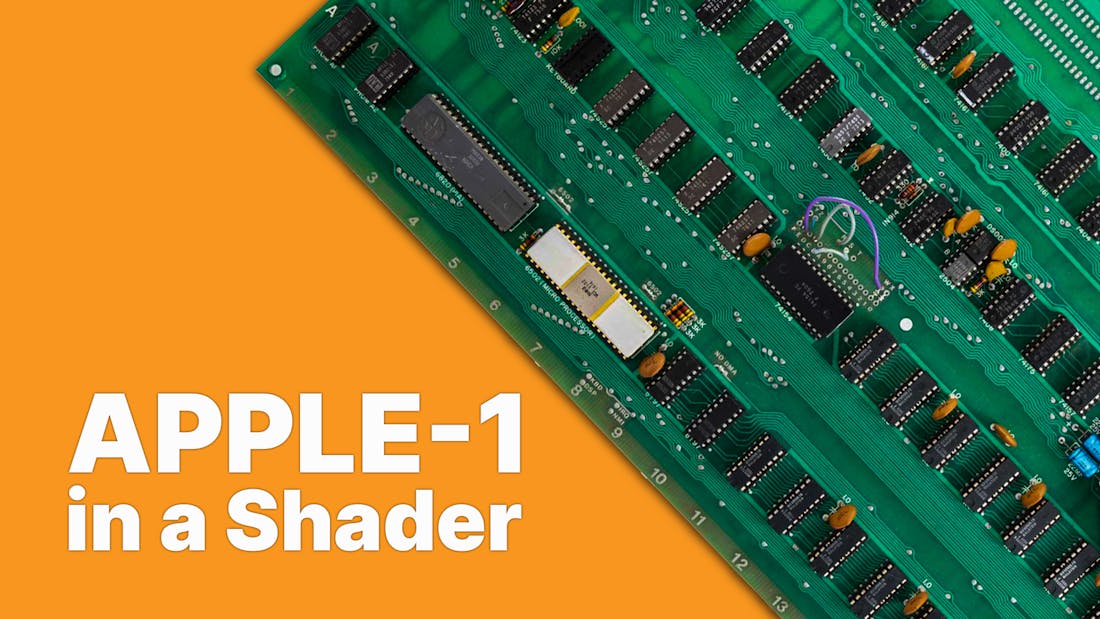 Apple-1 in a Shader